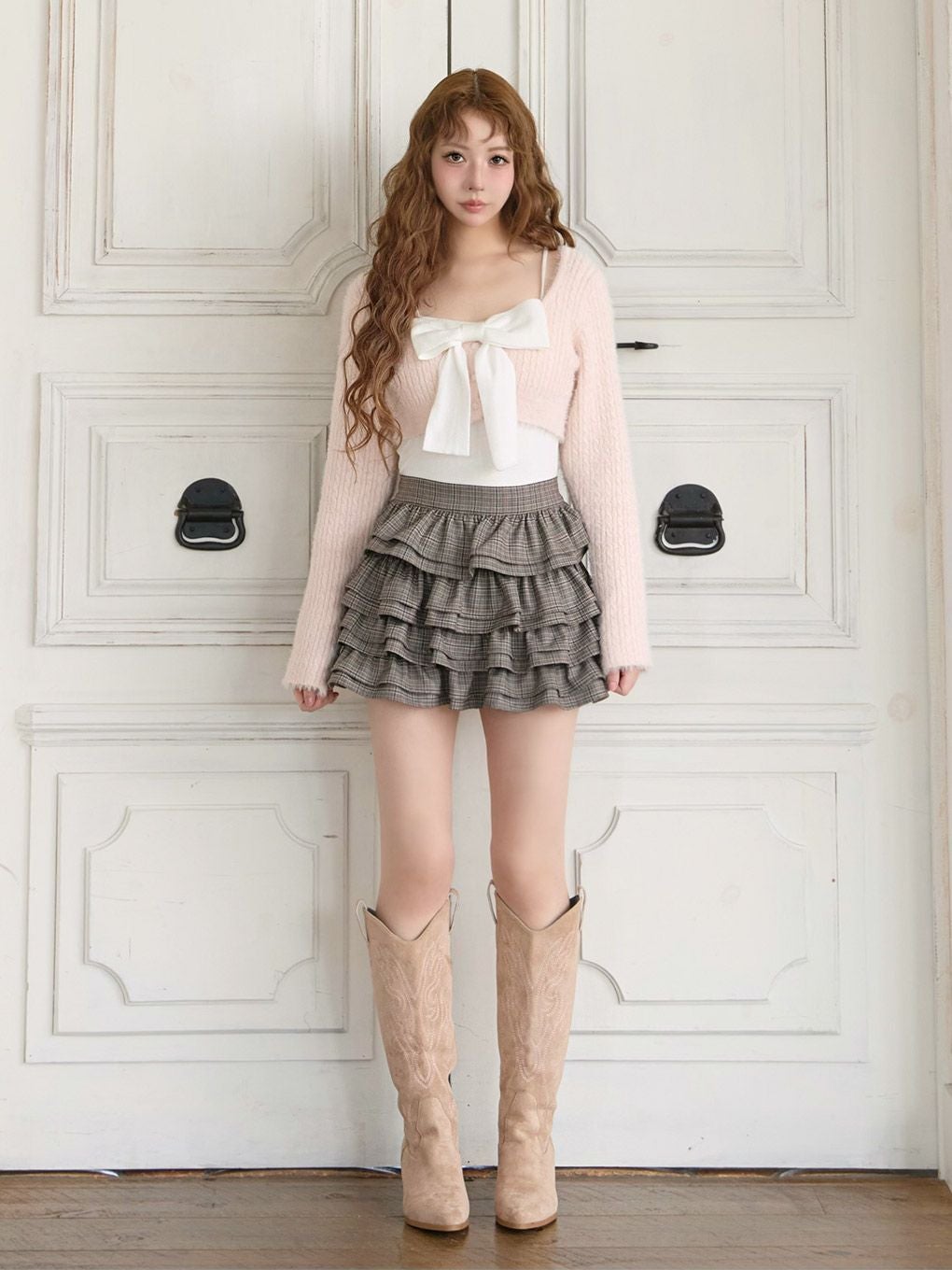 bubbles オフショルニットアンサンブル sparkling mall online store