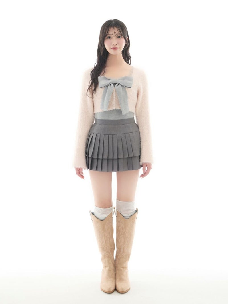 BUBBLES】リボンニットアンサンブル | sparkling mall online store