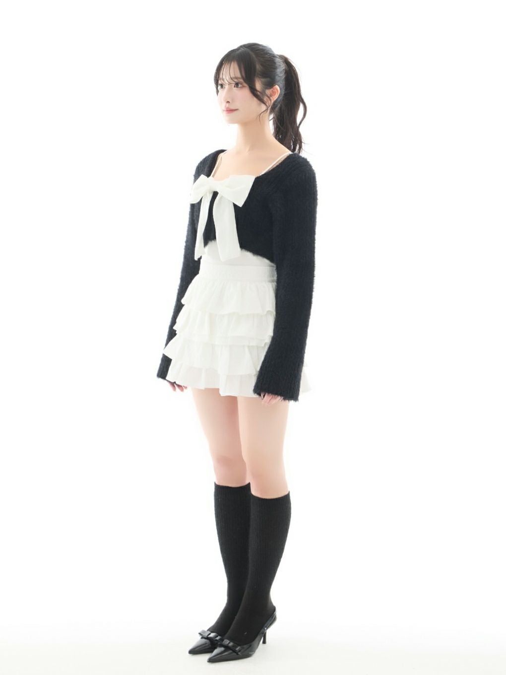 リボンニットアンサンブル　bubbles BUBBLES】リボンニットアンサンブル | sparkling mall online store