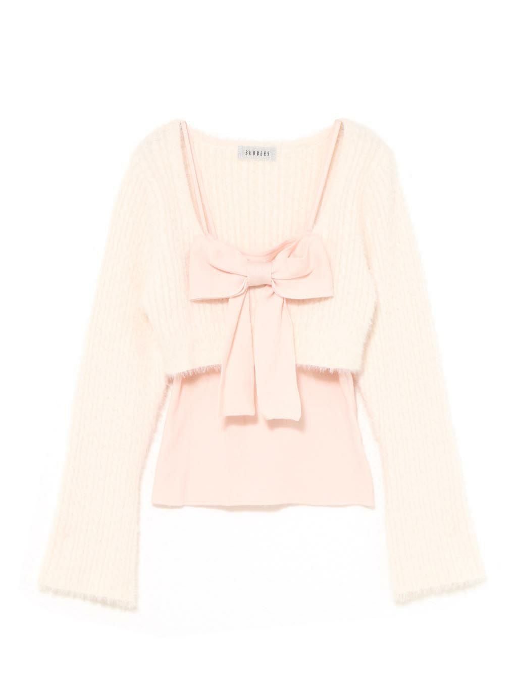 【BUBBLES】リボンニットアンサンブル