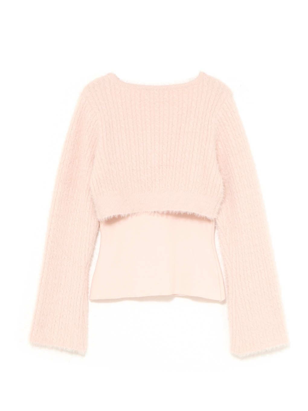 【BUBBLES】リボンニットアンサンブル