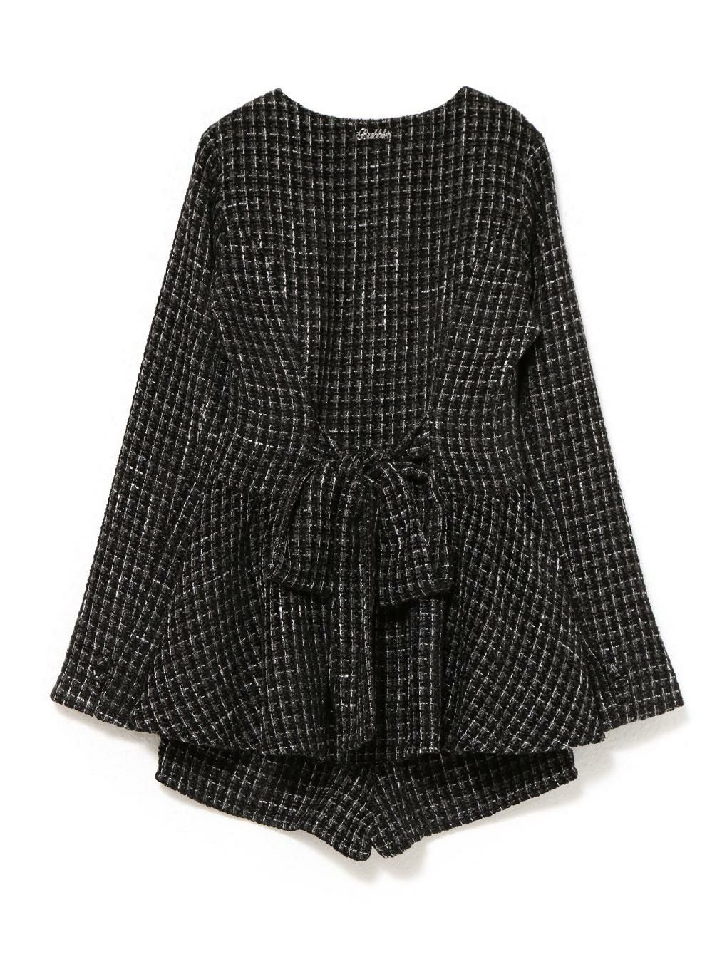 BUBBLES】ツイードペプラムセットアップ | sparkling mall online store