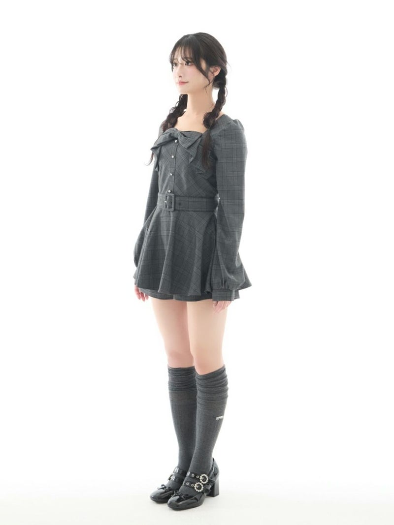 BUBBLES】リボンペプラムセットアップ | sparkling mall online store