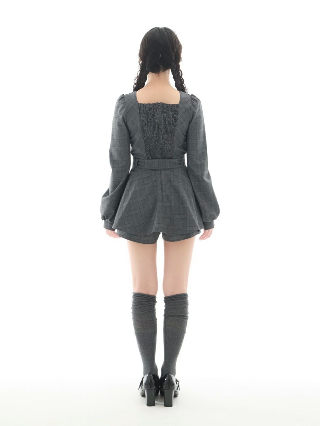 【BUBBLES】リボンペプラムセットアップ