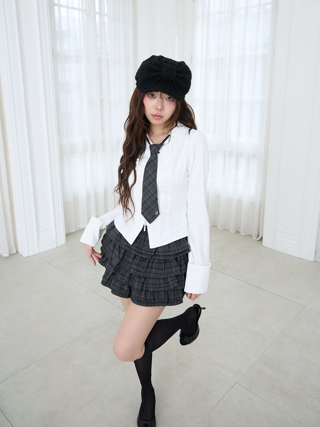 【BUBBLES】フリルミニスカパン