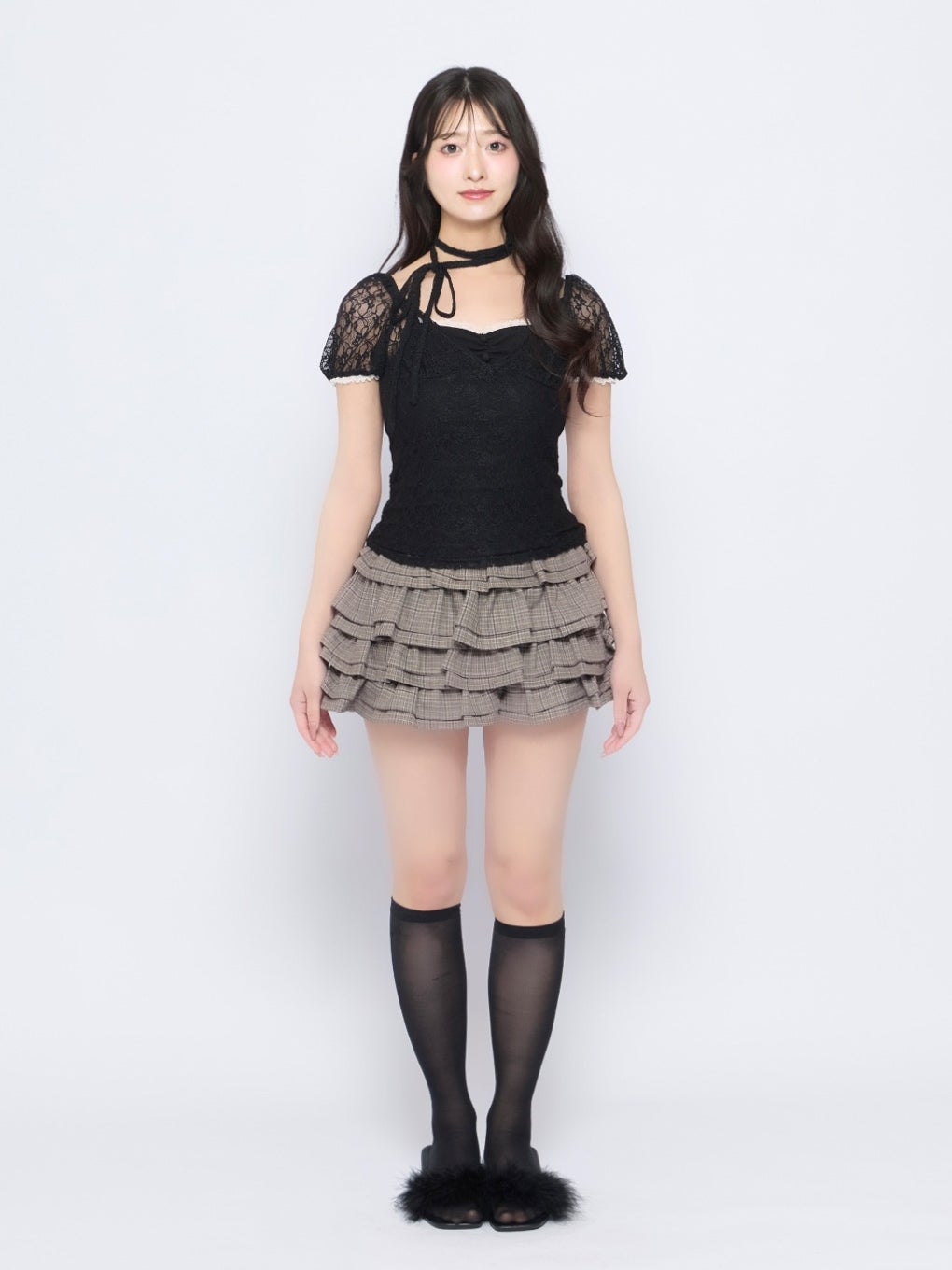 【BUBBLES】フリルミニスカパン