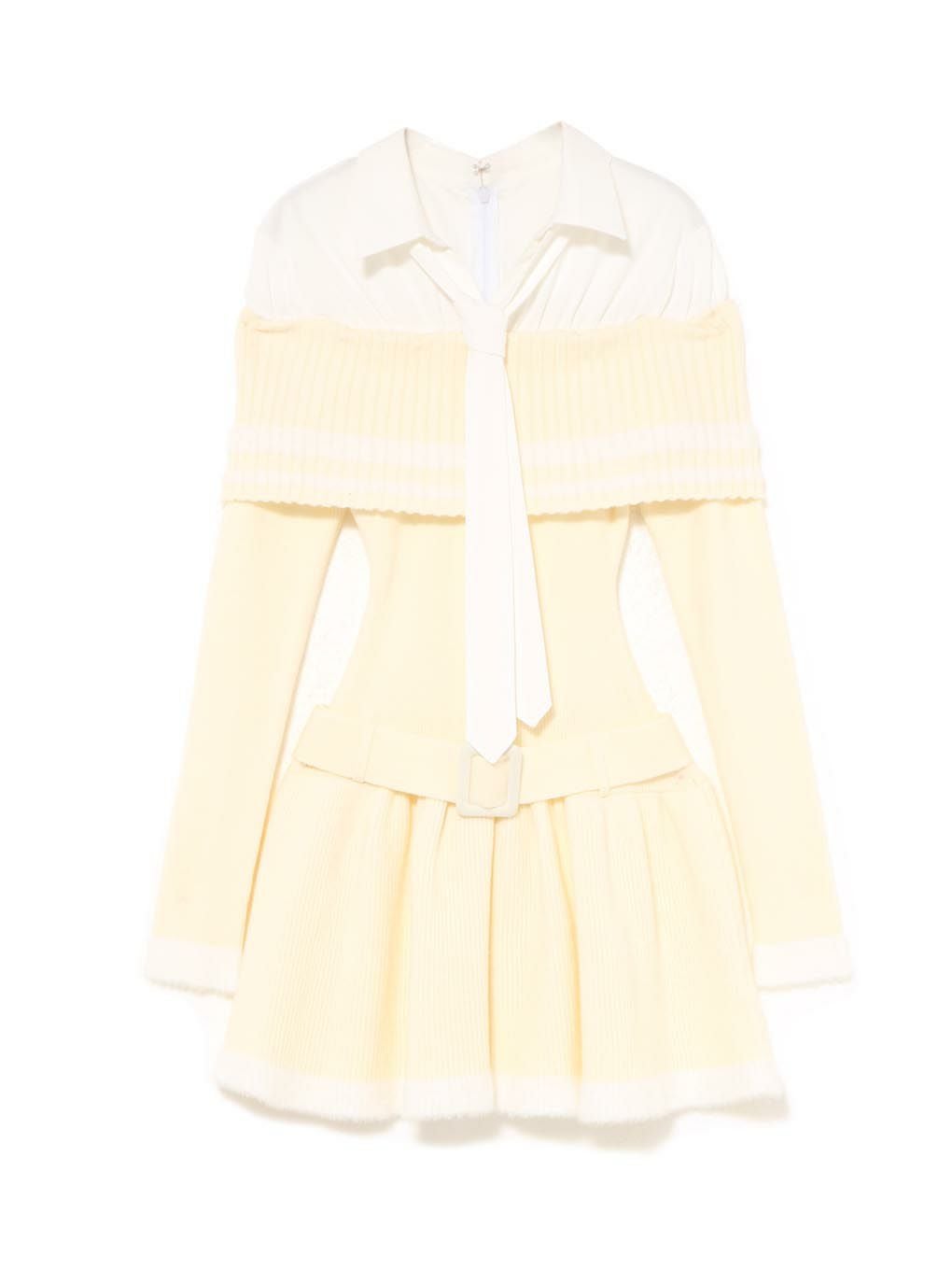 【BUBBLES】オフショルスクールワンピース