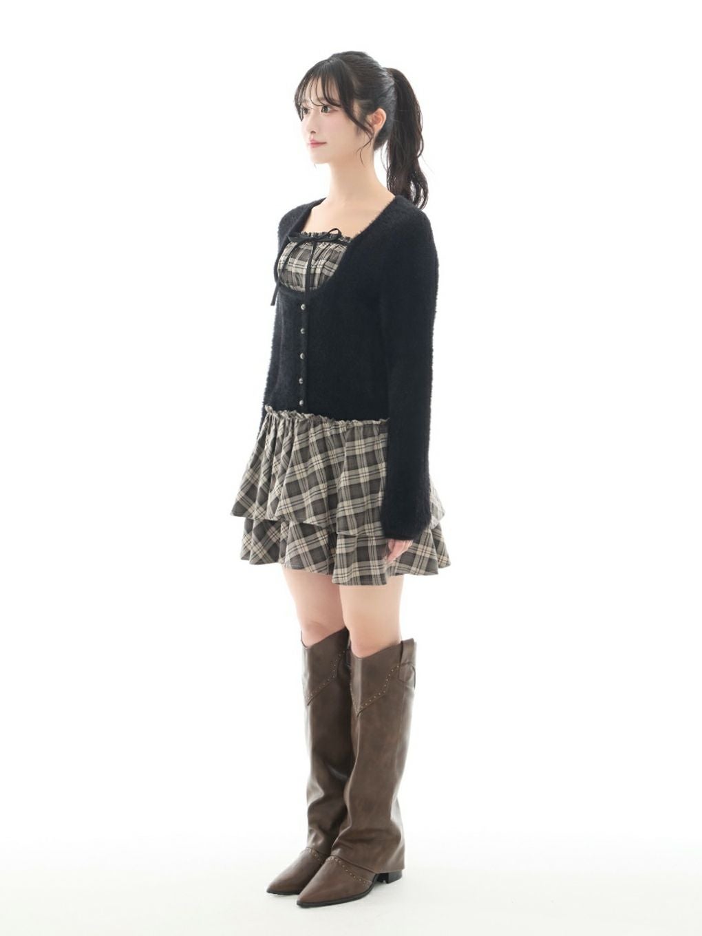 【BUBBLES】コケットシャギーワンピース