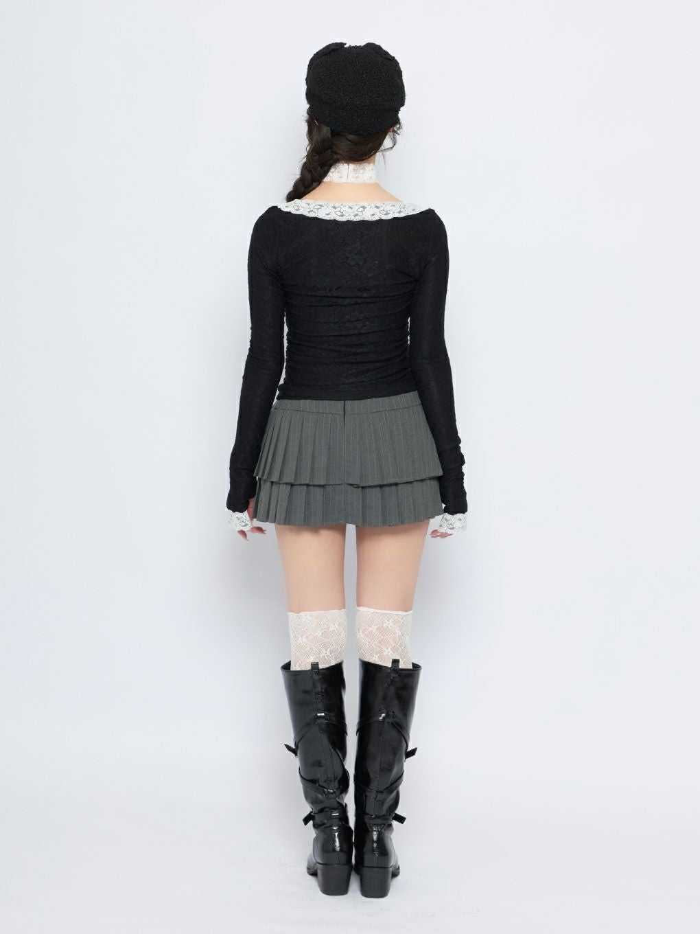 【BUBBLES】レーステープトップス