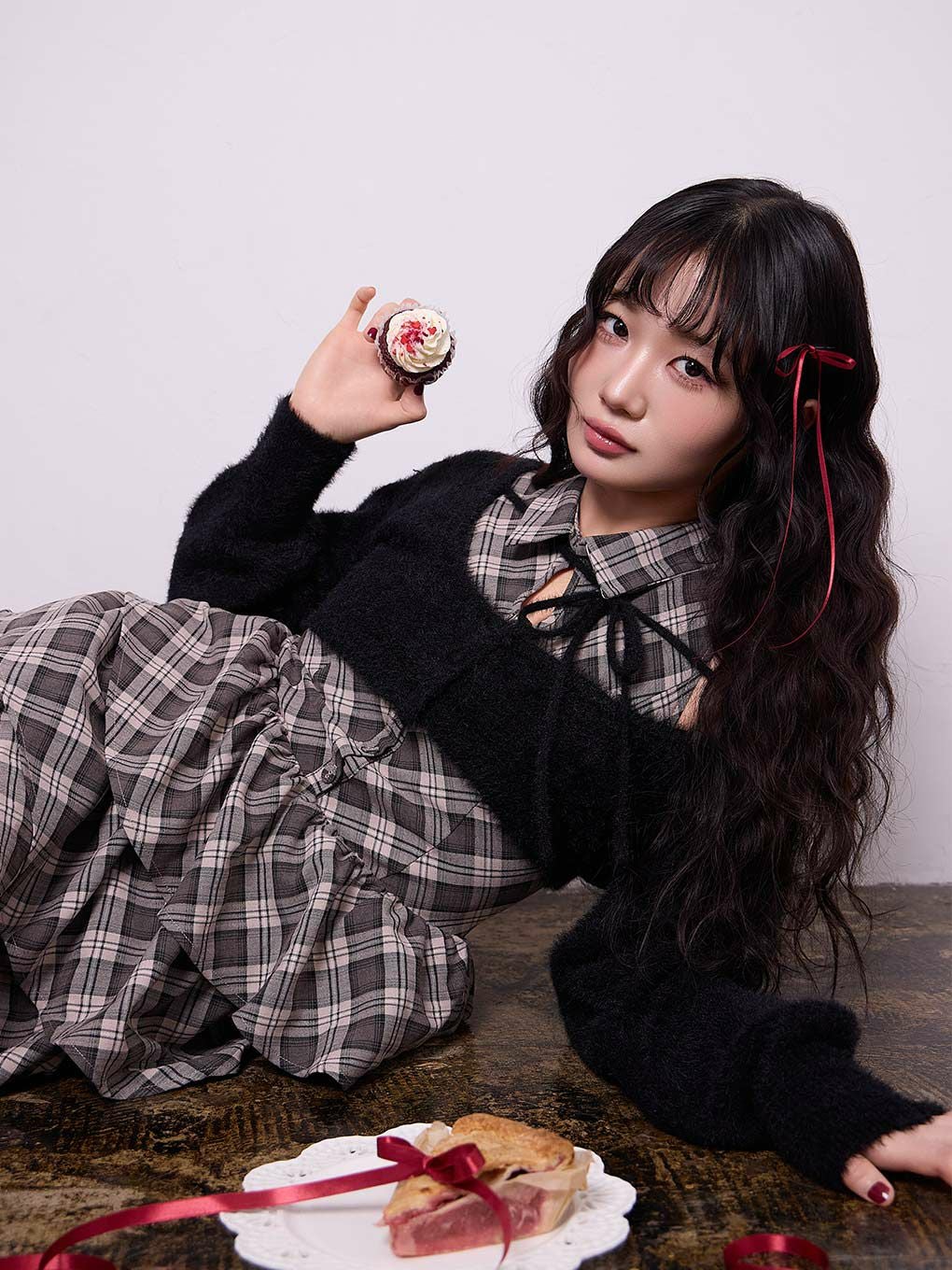 【BUBBLES】ティアードスクールワンピース