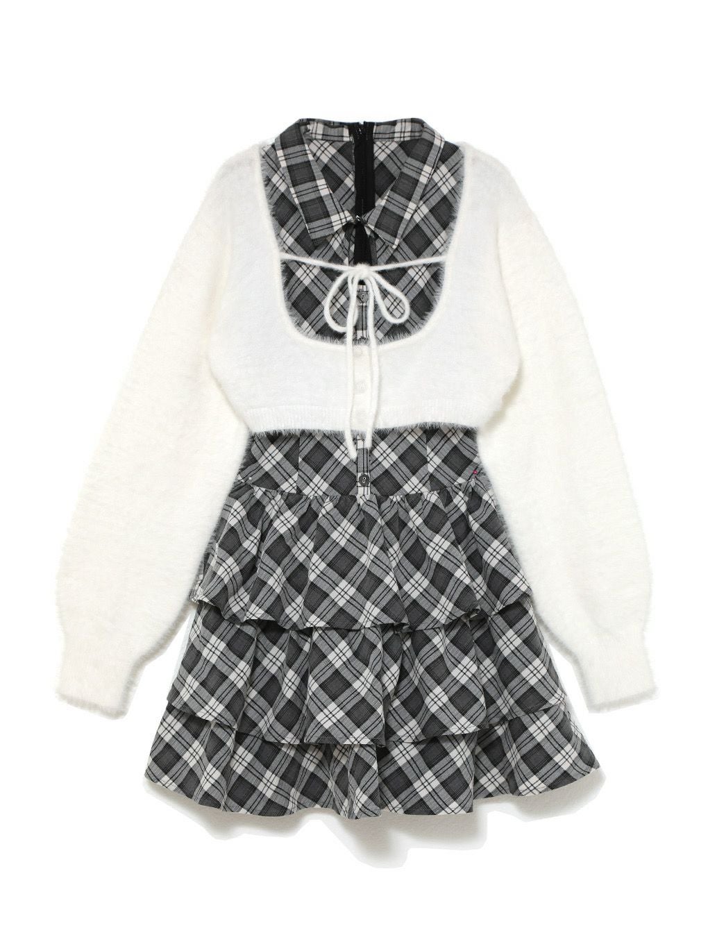 BUBBLES ティアードスクールワンピース バブルス BUBBLES】ティアードスクールワンピース | sparkling mall online store