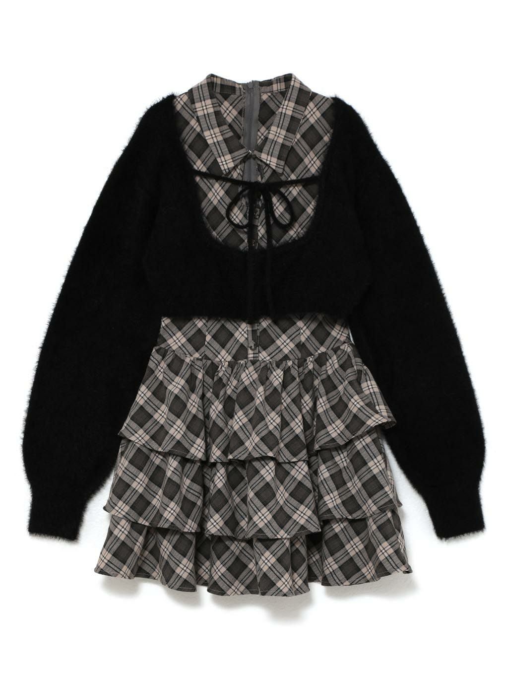 ティアードスクールワンピース