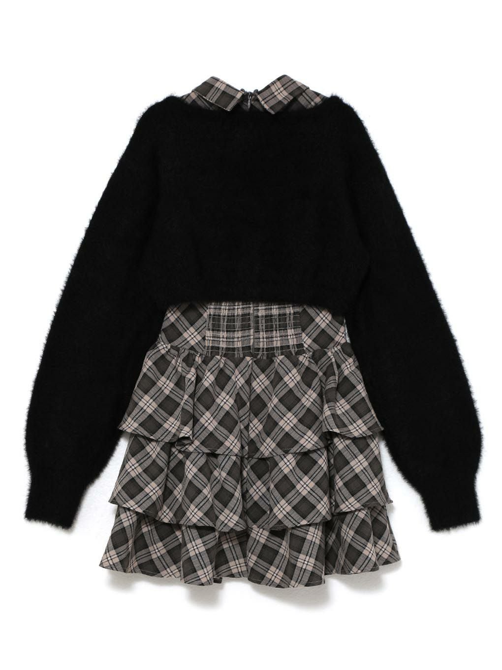 ティアードスクールワンピース