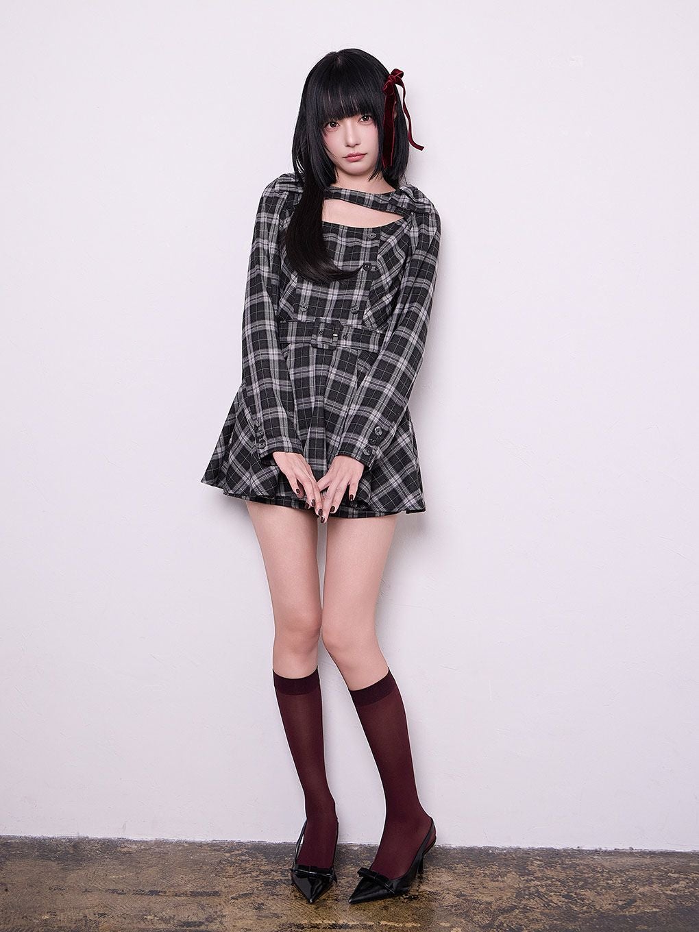 BUBBLES】ショルダーリボンセットアップ | sparkling mall online store