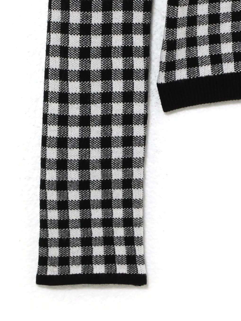 【BUBBLES】レイヤードリボンニットトップス