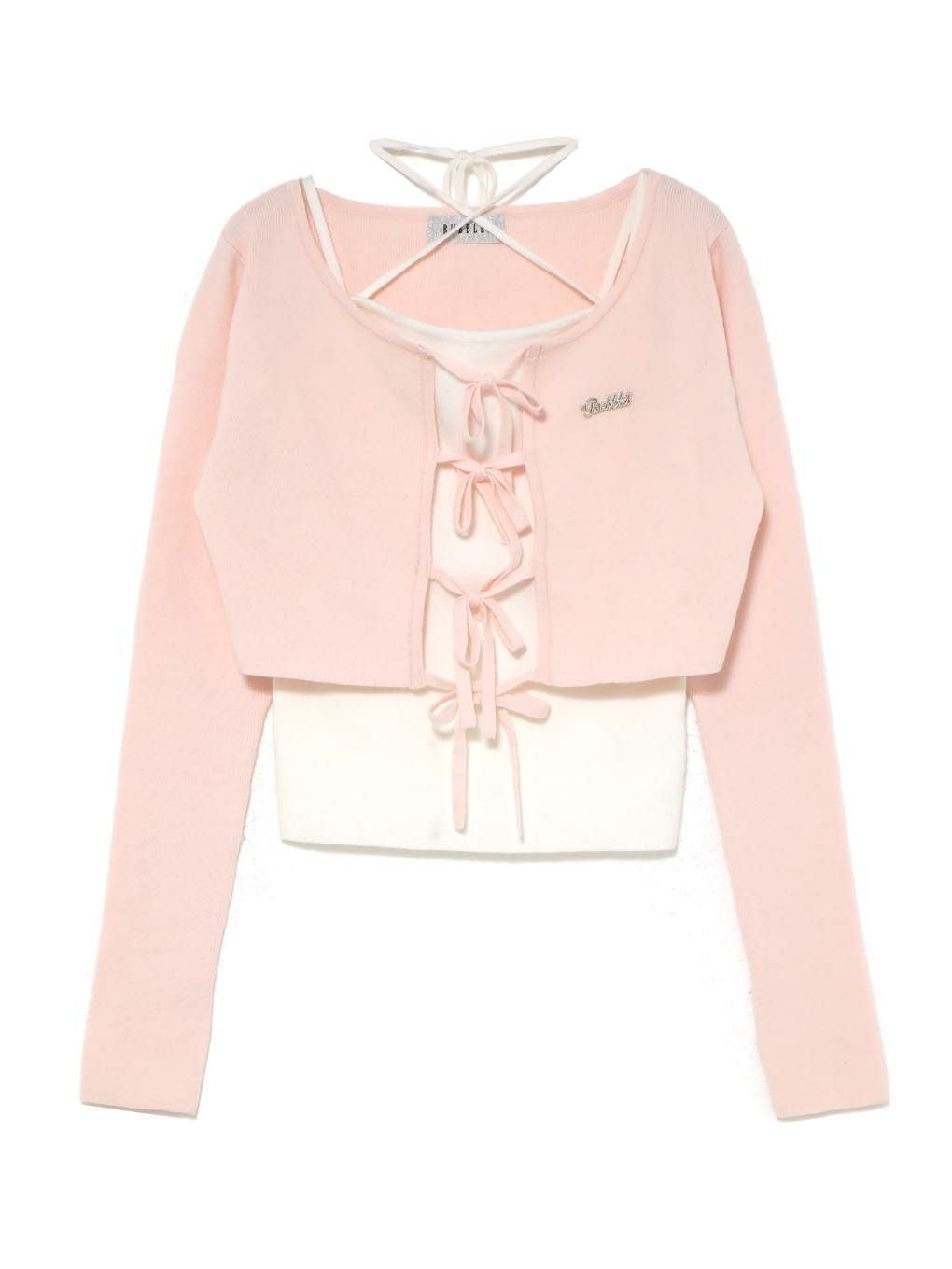 【BUBBLES】クロップドリボンアンサンブル