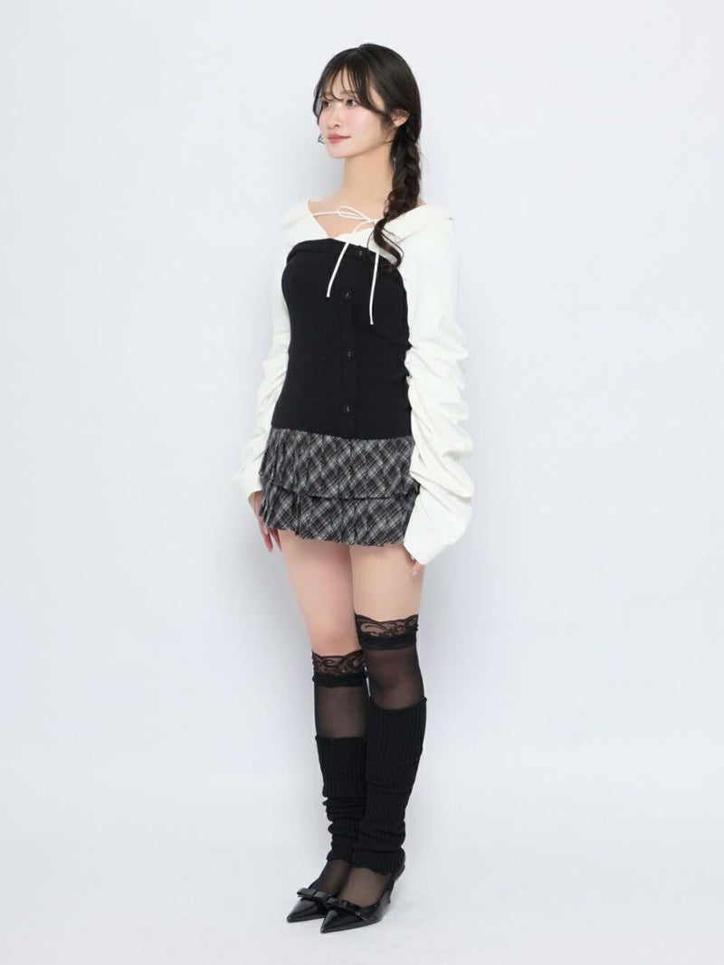 BUBBLES】ルーズシャツニットトップス | sparkling mall online store