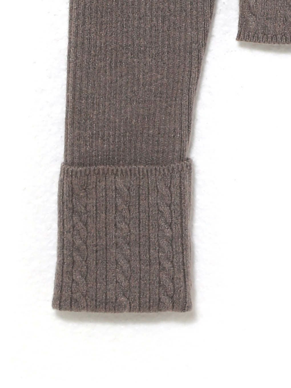 【BUBBLES】リボンケーブルニットトップス