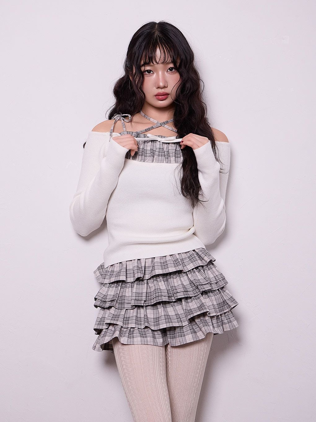 【BUBBLES】フリルパターンスカパン