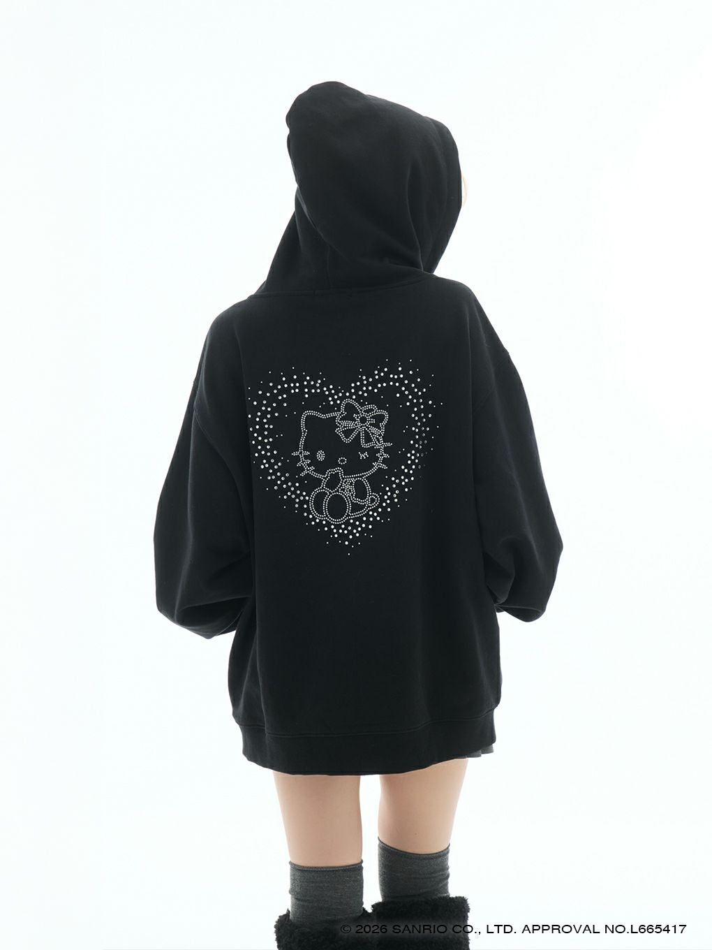 【BUBBLES】ハートビジュールーズパーカー