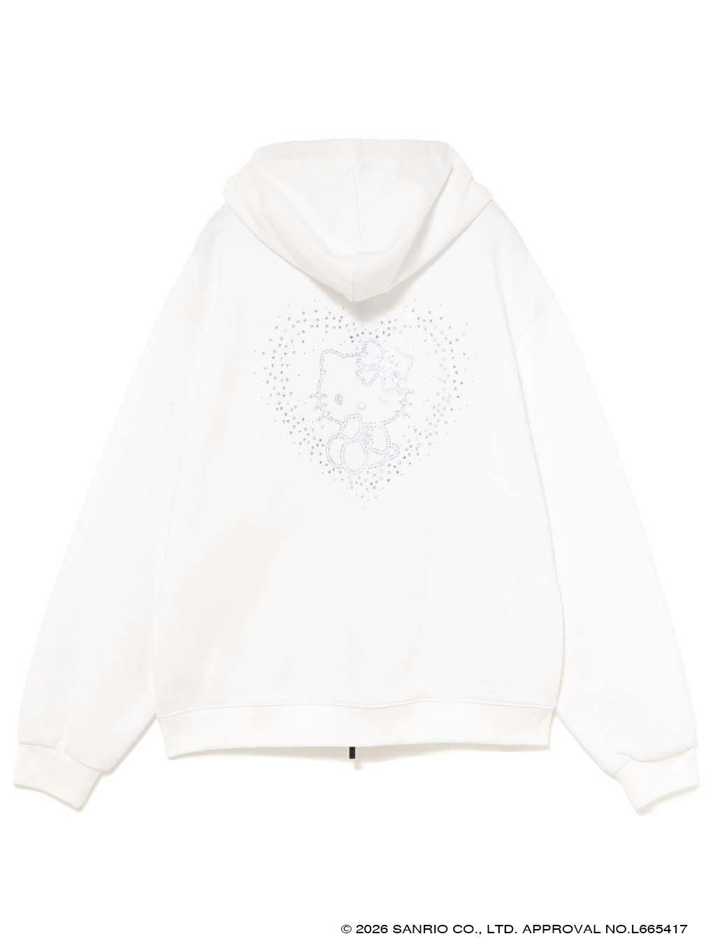 BUBBLES ハートビジュールーズパーカー　キティ BUBBLES】ハートビジュールーズパーカー | sparkling mall online store