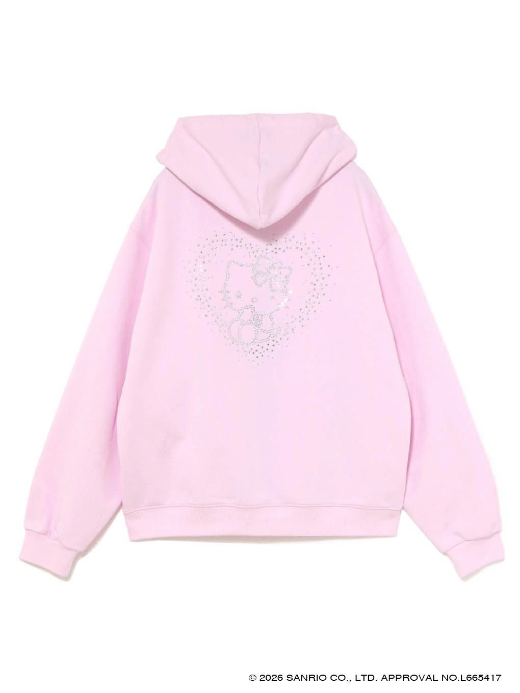 BUBBLES ハートビジュールーズパーカー　キティ BUBBLES】ハートビジュールーズパーカー | sparkling mall online store