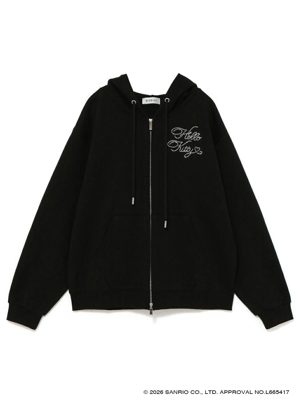 【BUBBLES】ハートビジュールーズパーカー