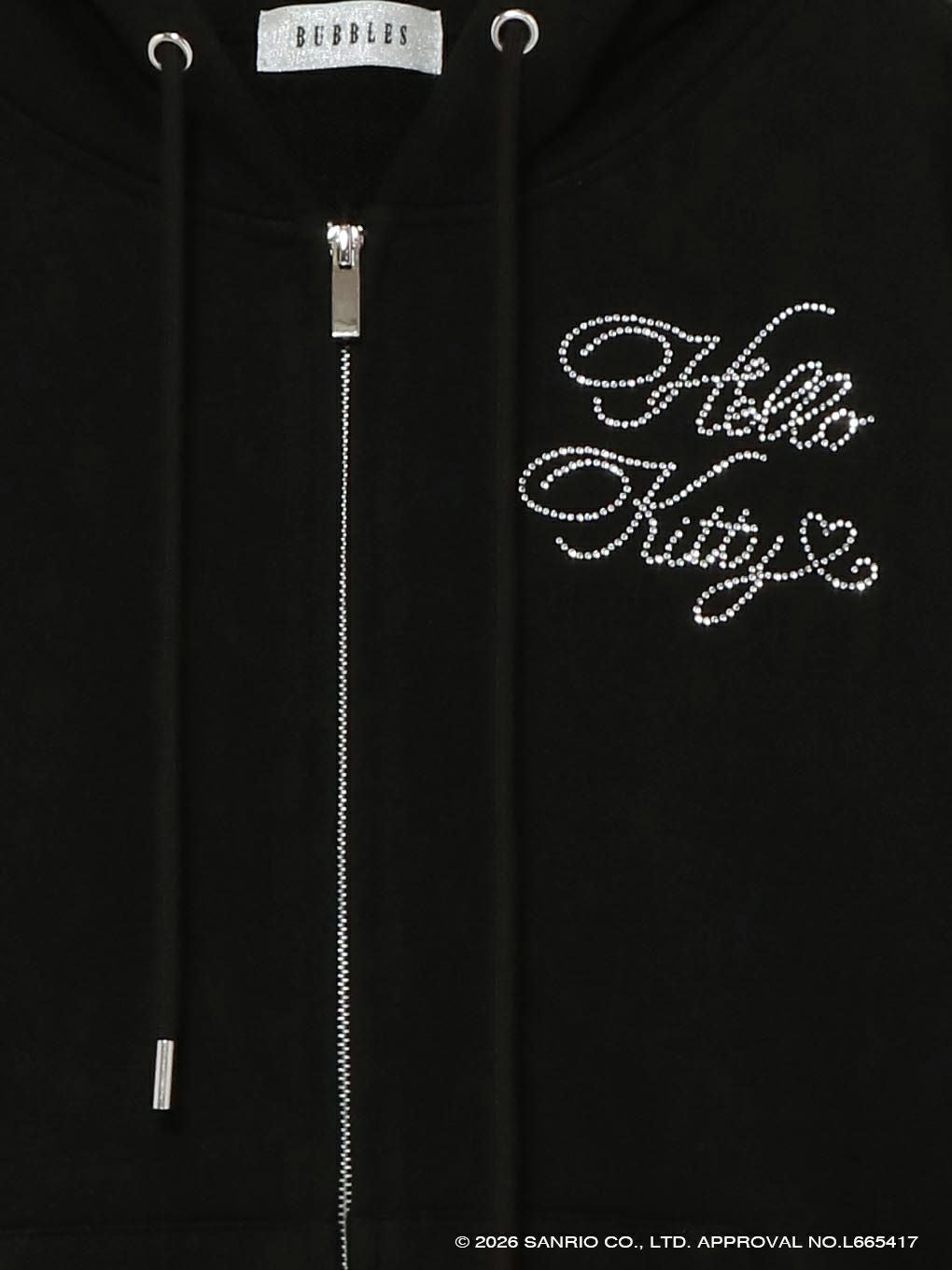 【BUBBLES】ハートビジュールーズパーカー