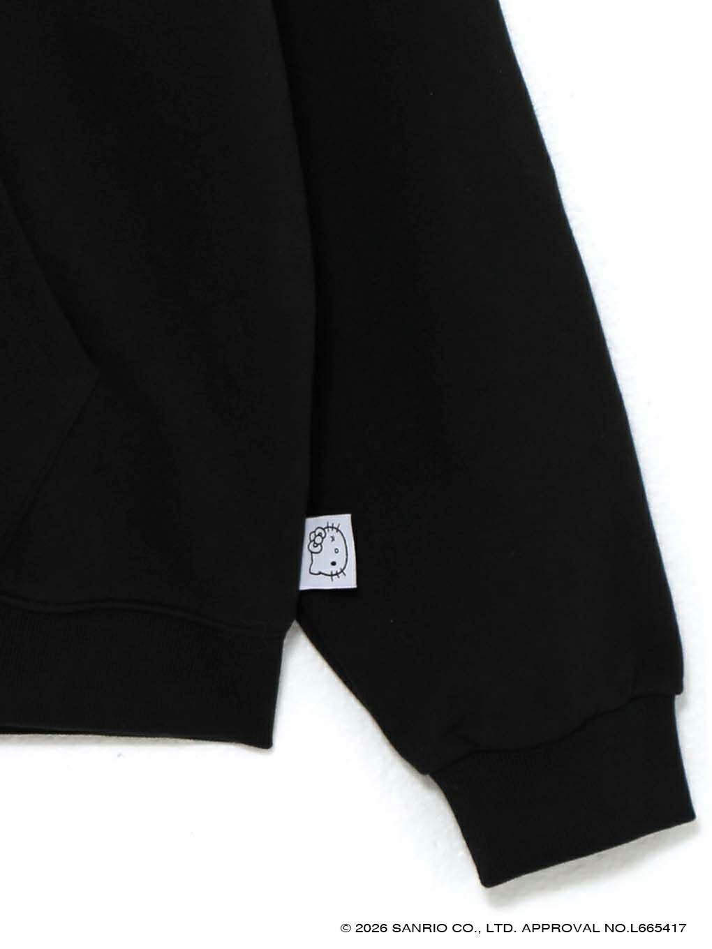 【BUBBLES】グリッターロゴルーズパーカー