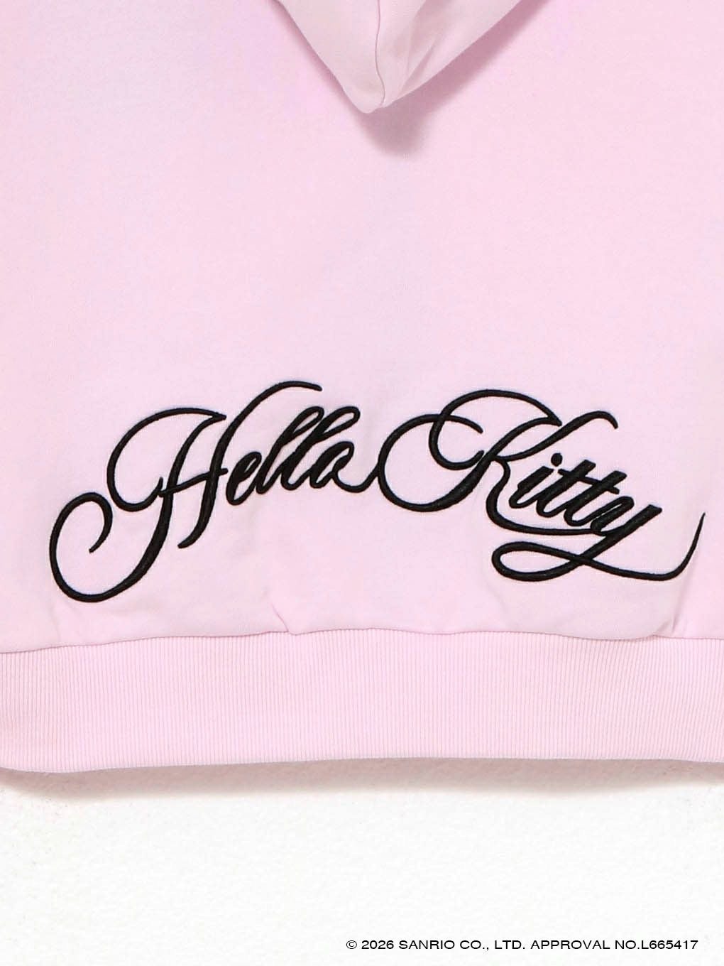 【BUBBLES】エンブロイダリークロップドパーカー