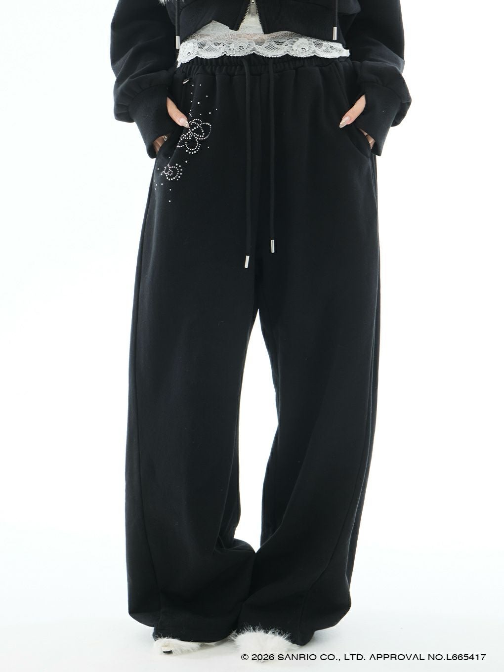 【BUBBLES】パウダービジュースウェットパンツ