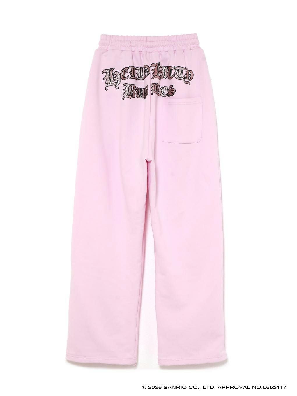 【BUBBLES】グリッターロゴスウェットパンツ