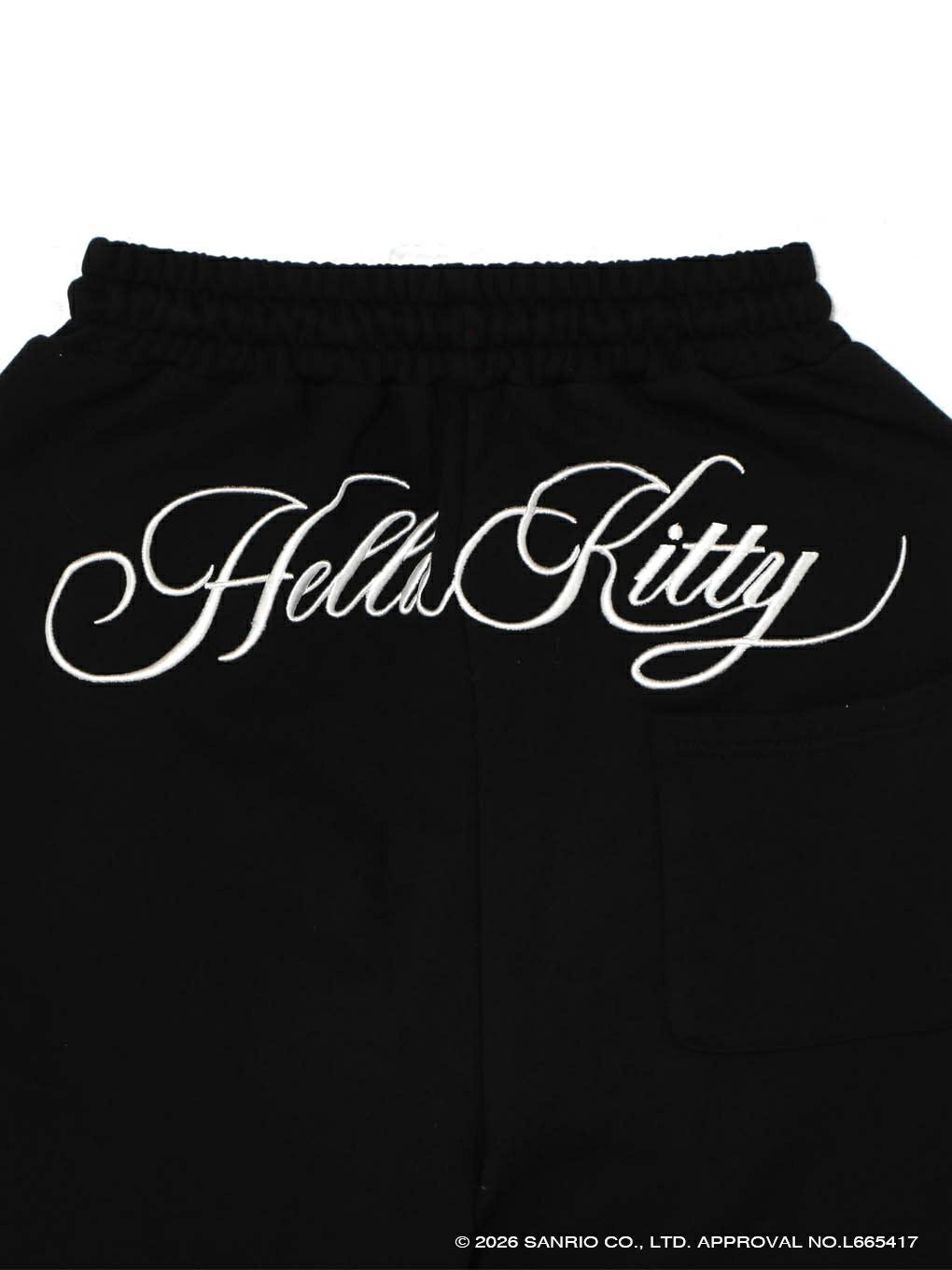 【BUBBLES】エンブロイダリースウェットパンツ