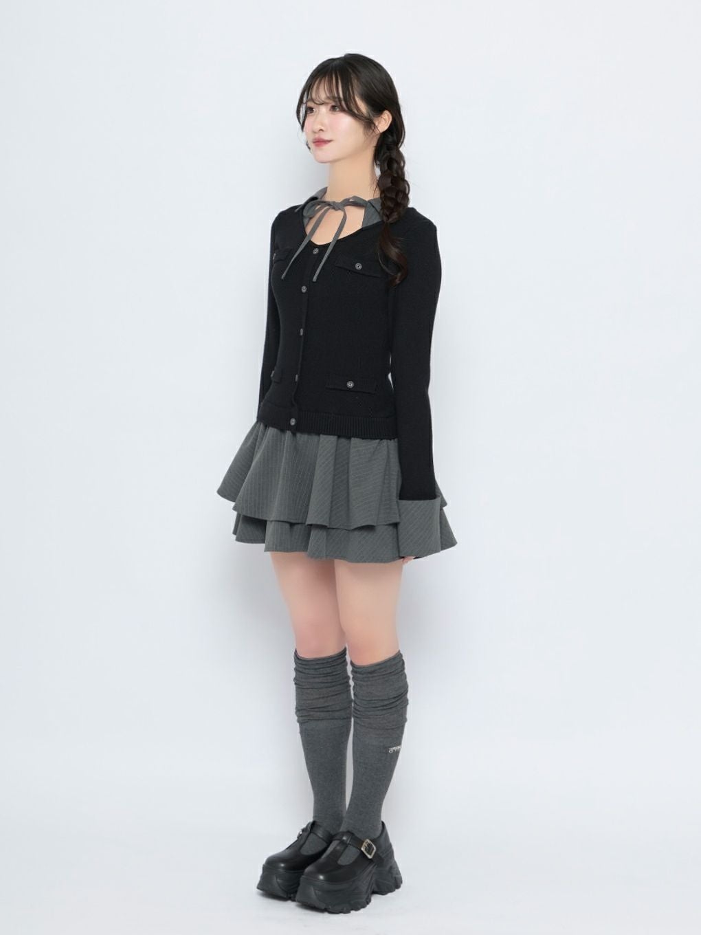 【BUBBLES】スクールリボンワンピース