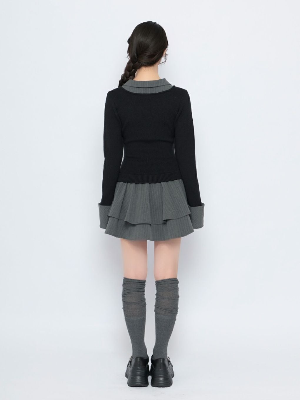 【BUBBLES】スクールリボンワンピース