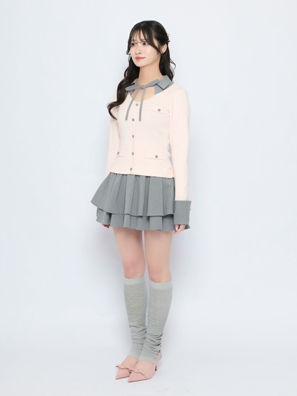 【BUBBLES】スクールリボンワンピース