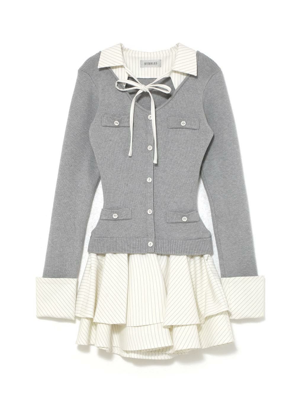 【BUBBLES】スクールリボンワンピース