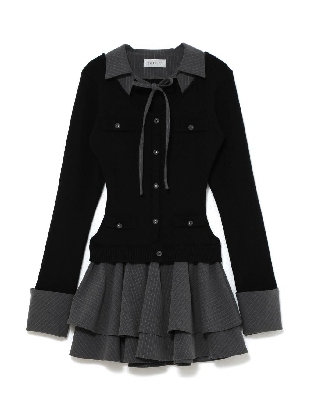 【BUBBLES】スクールリボンワンピース