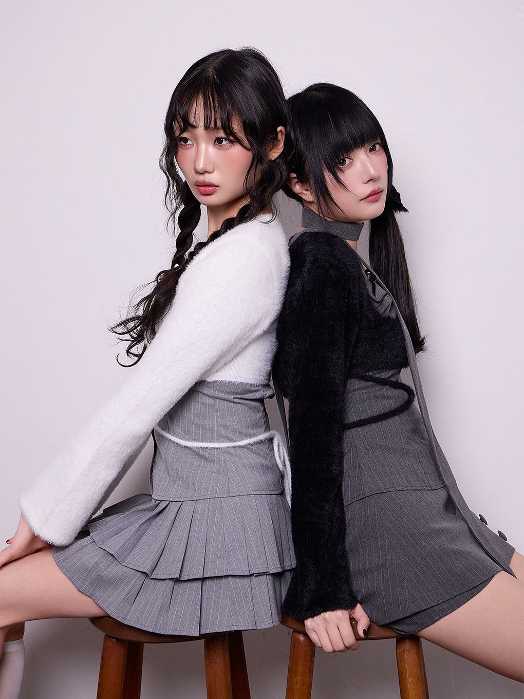 【BUBBLES】リボンポケットアンサンブル