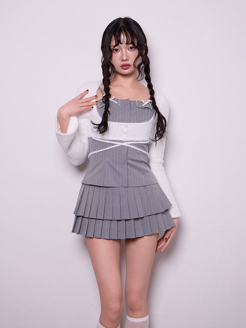 BUBBLES】リボンポケットアンサンブル | sparkling mall online store