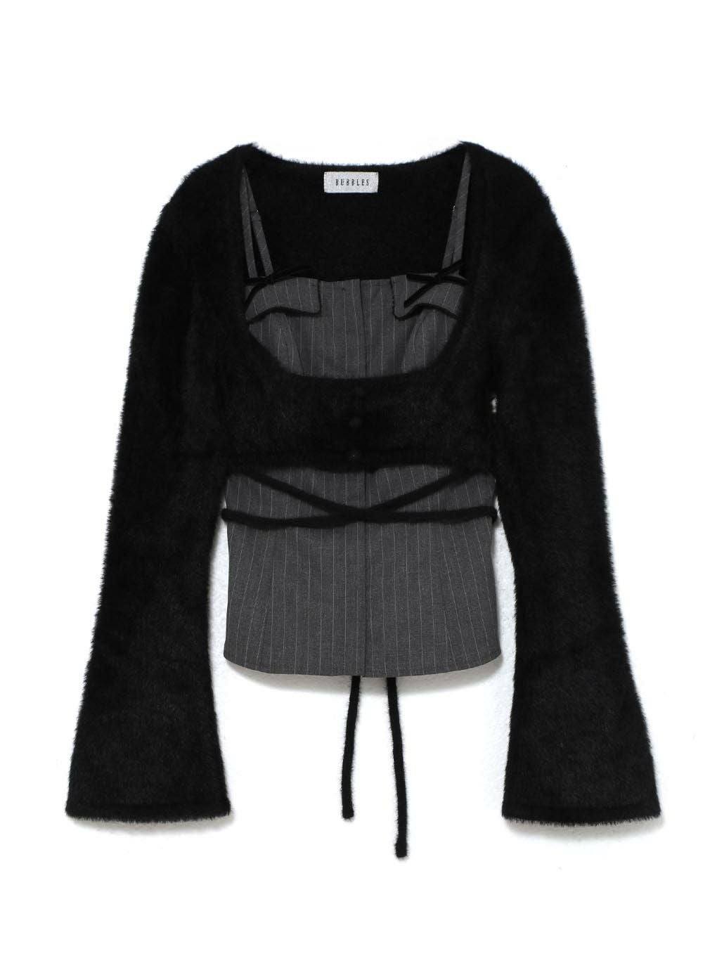 【BUBBLES】リボンポケットアンサンブル