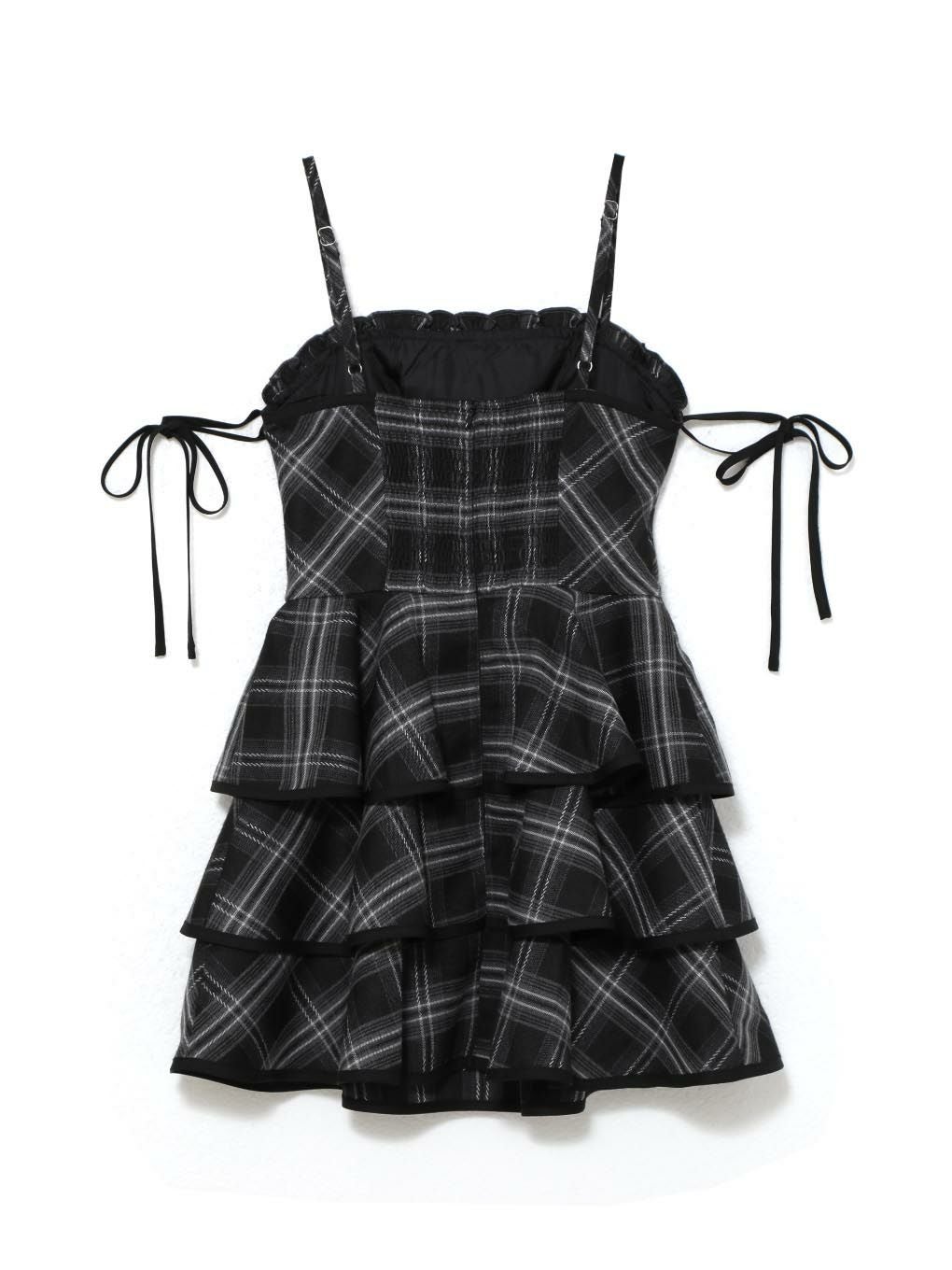 【BUBBLES】ガーリーティアードワンピース