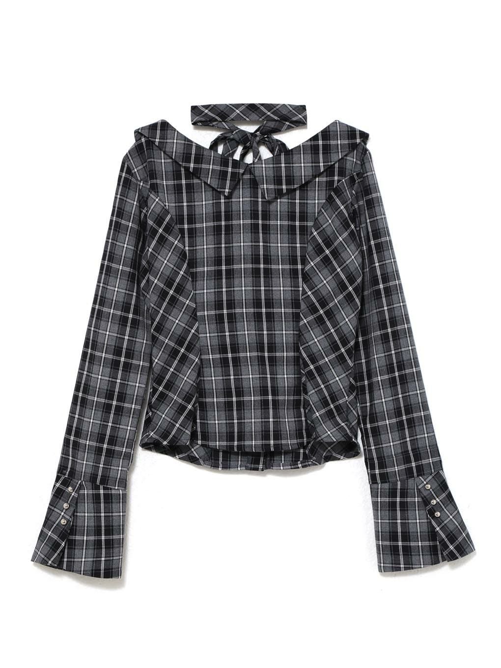 【BUBBLES】オフショルリボンタイブラウス