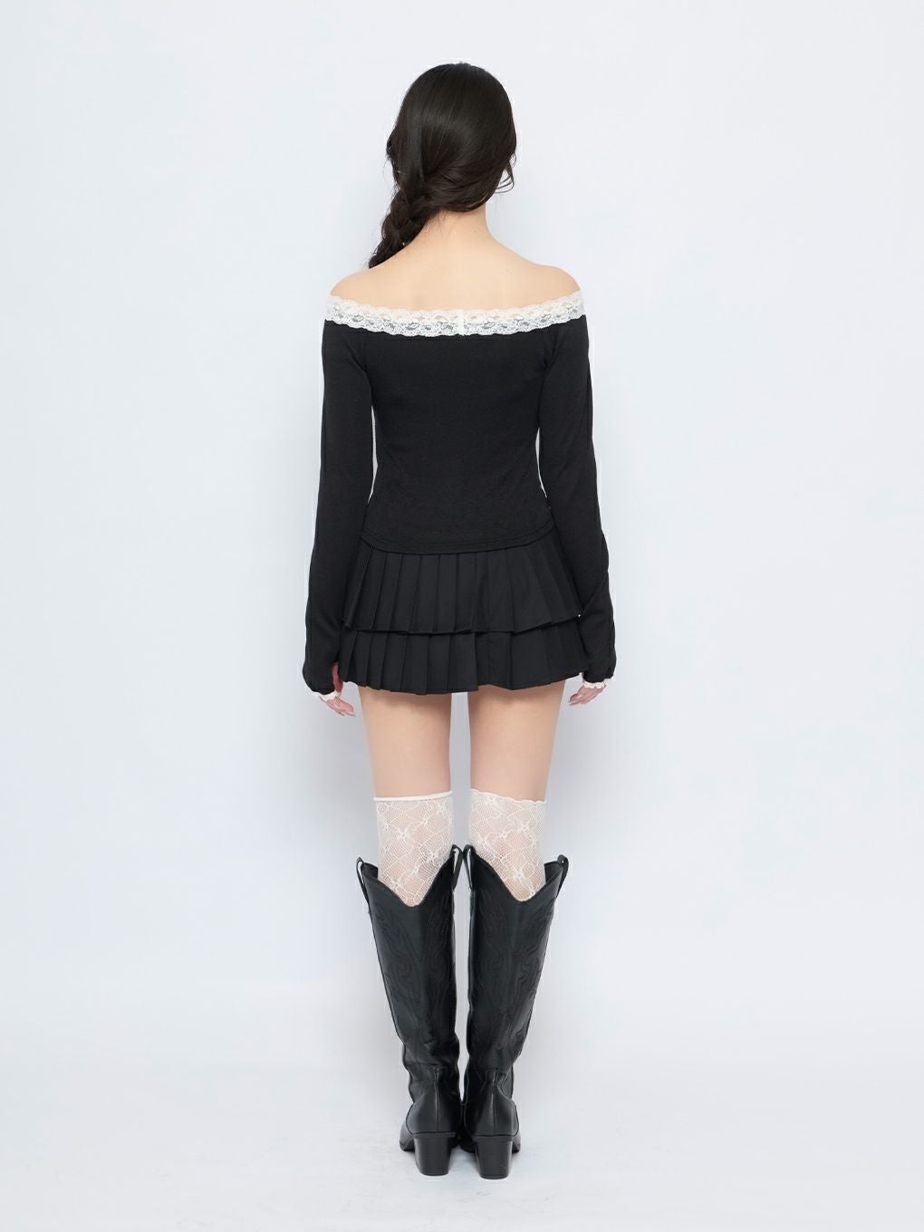 【BUBBLES】レースリボントップス