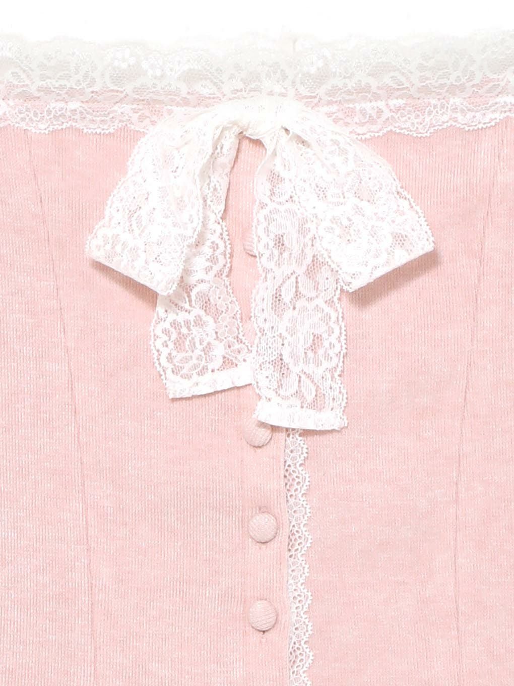 【BUBBLES】レースリボントップス