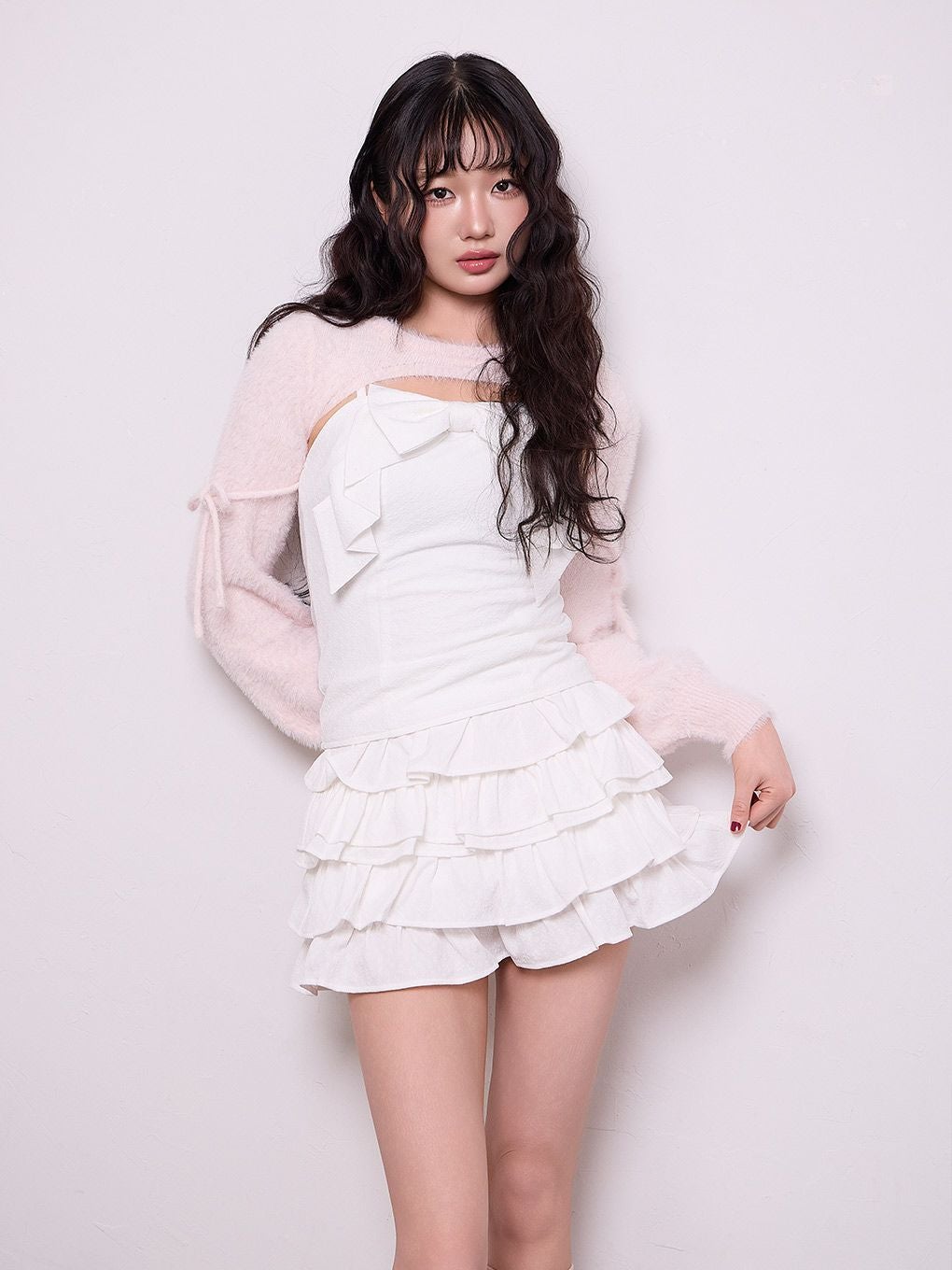 【BUBBLES】リボンビスチェトップス