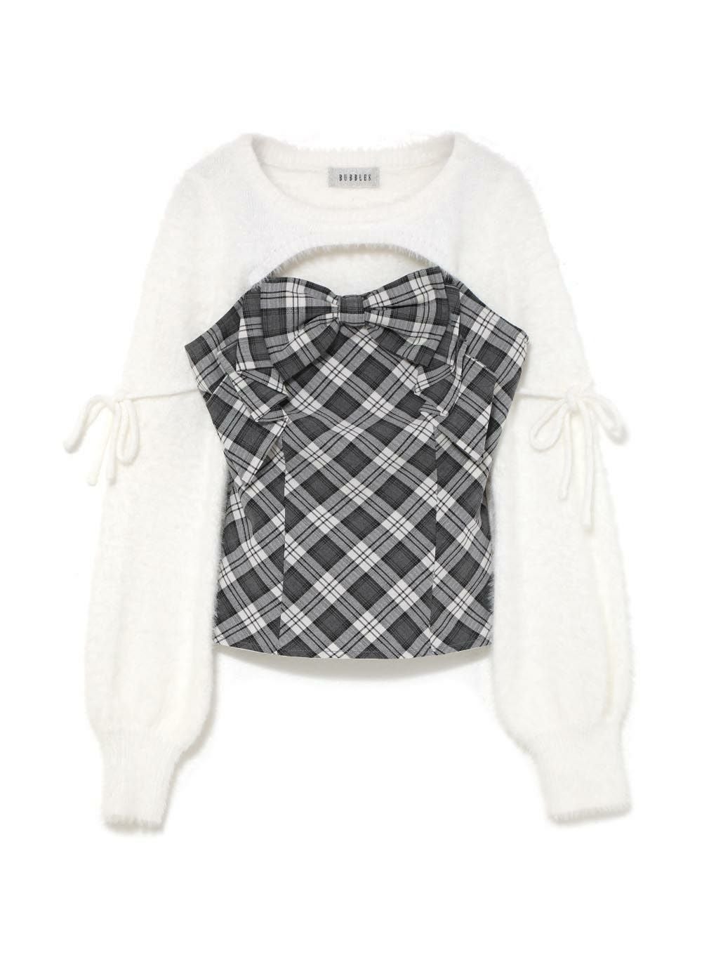 【BUBBLES】リボンビスチェトップス