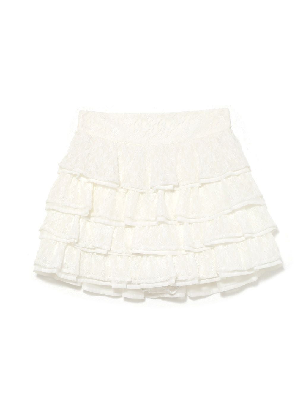 【BUBBLES】フリルレースミニスカパン