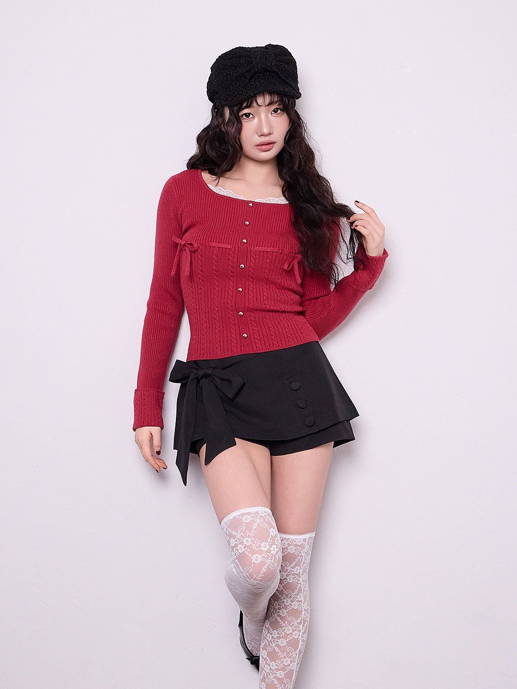 BUBBLES】ラップリボンスカパン | sparkling mall online store
