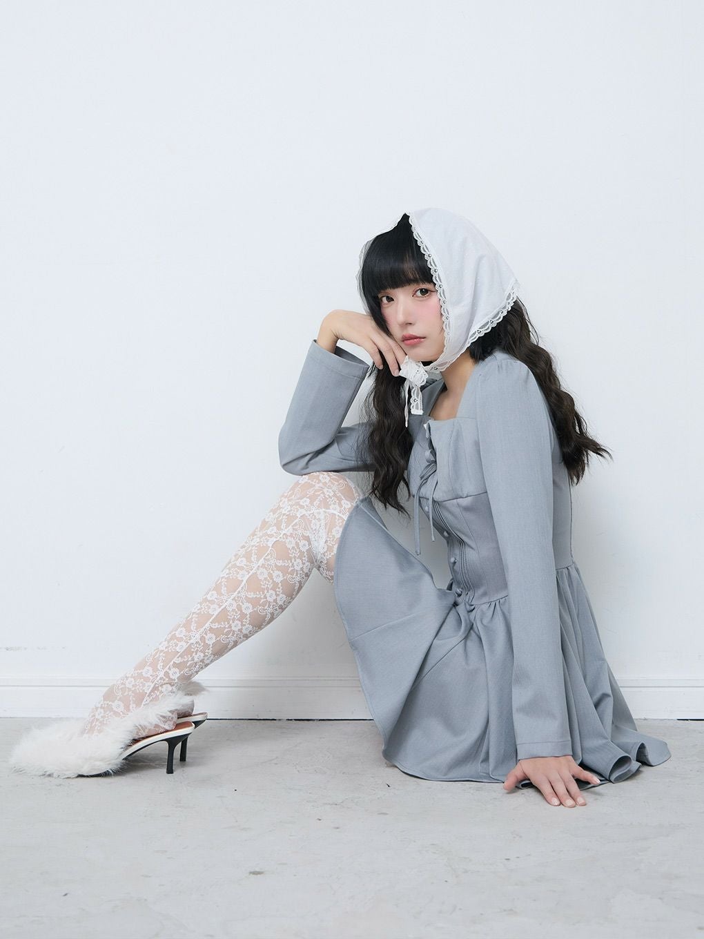 bubbles レースレイヤードワンピース￼ BUBBLES】レースレイヤードワンピース | sparkling mall online store